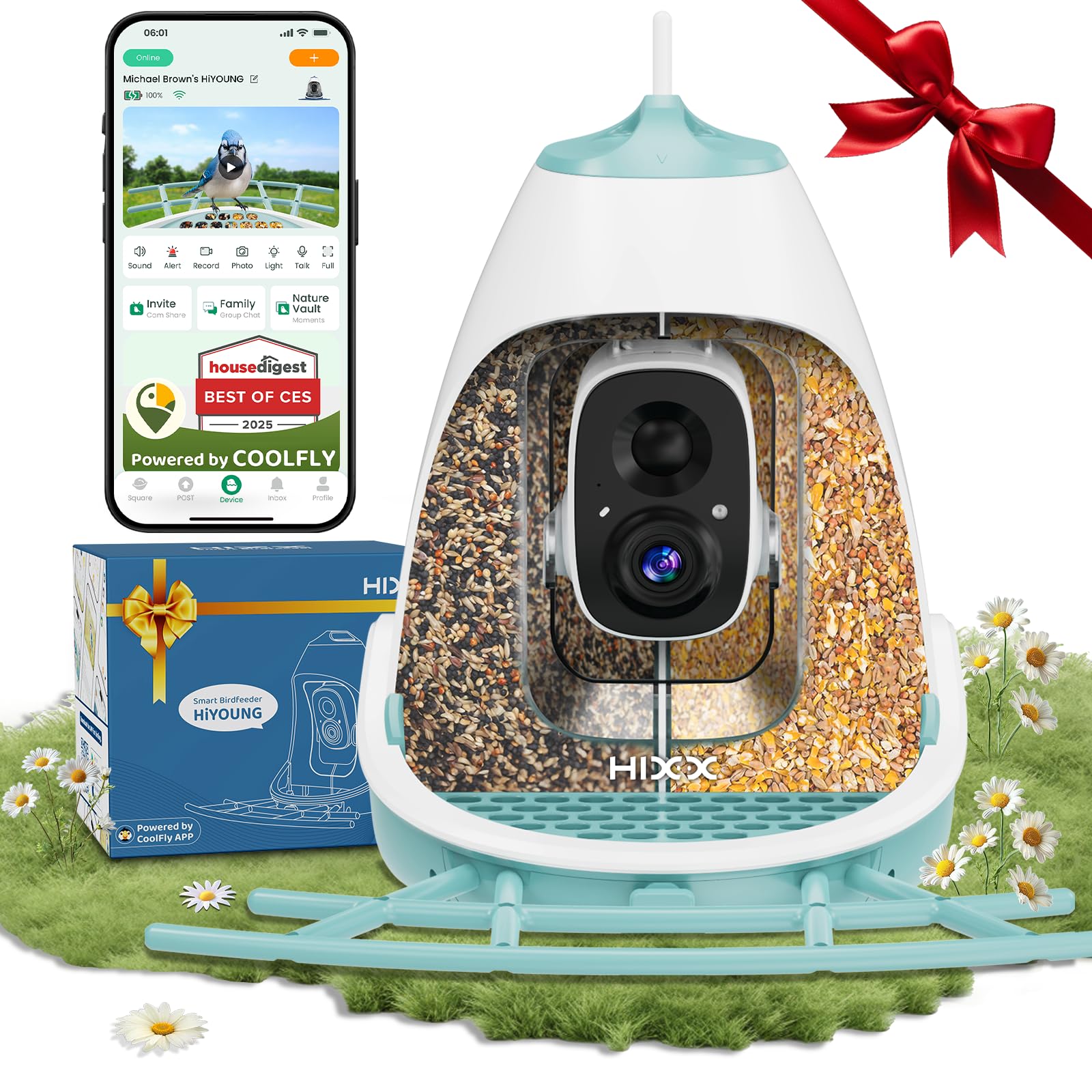 Amazon.com: Smart Bird Feeder with Camera – 2K HD, Free Lifetime